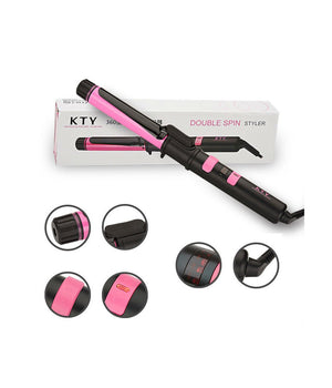 Piastra Per Capelli Rotante In Ceramica Professionale 35w Liscio Ricci 2 In 1         