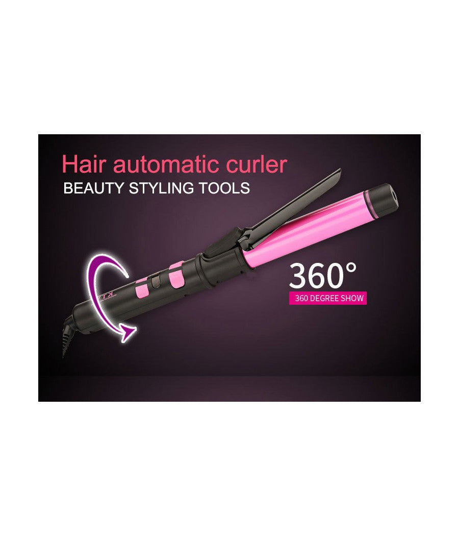 Piastra Per Capelli Rotante In Ceramica Professionale 35w Liscio Ricci 2 In 1         