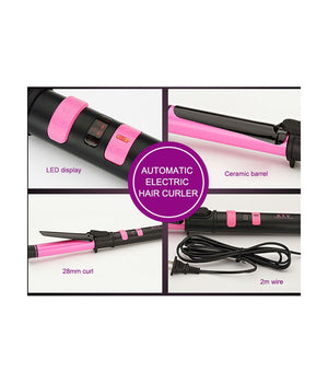 Piastra Per Capelli Rotante In Ceramica Professionale 35w Liscio Ricci 2 In 1         