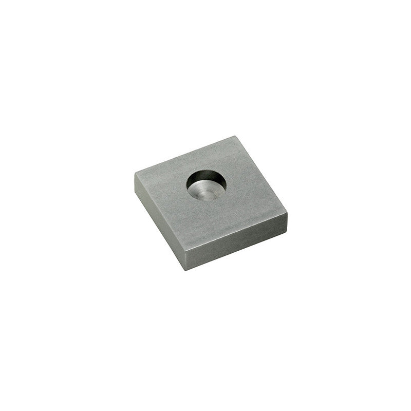 Piastra per perno inferiore Ø24,5 mm – base 115 mm – per cardini cancelli – Comunello A.115