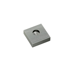 Piastra per perno inferiore Ø24,5 mm – base 115 mm – per cardini cancelli – Comunello A.115