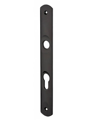 Piastra posteriore per serratura da incasso, nera - THIRARD