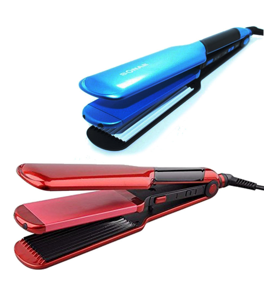 Piastra Professionale 60w Acconciature Capelli 2 In 1 Liscio Frise' Sn-1033         