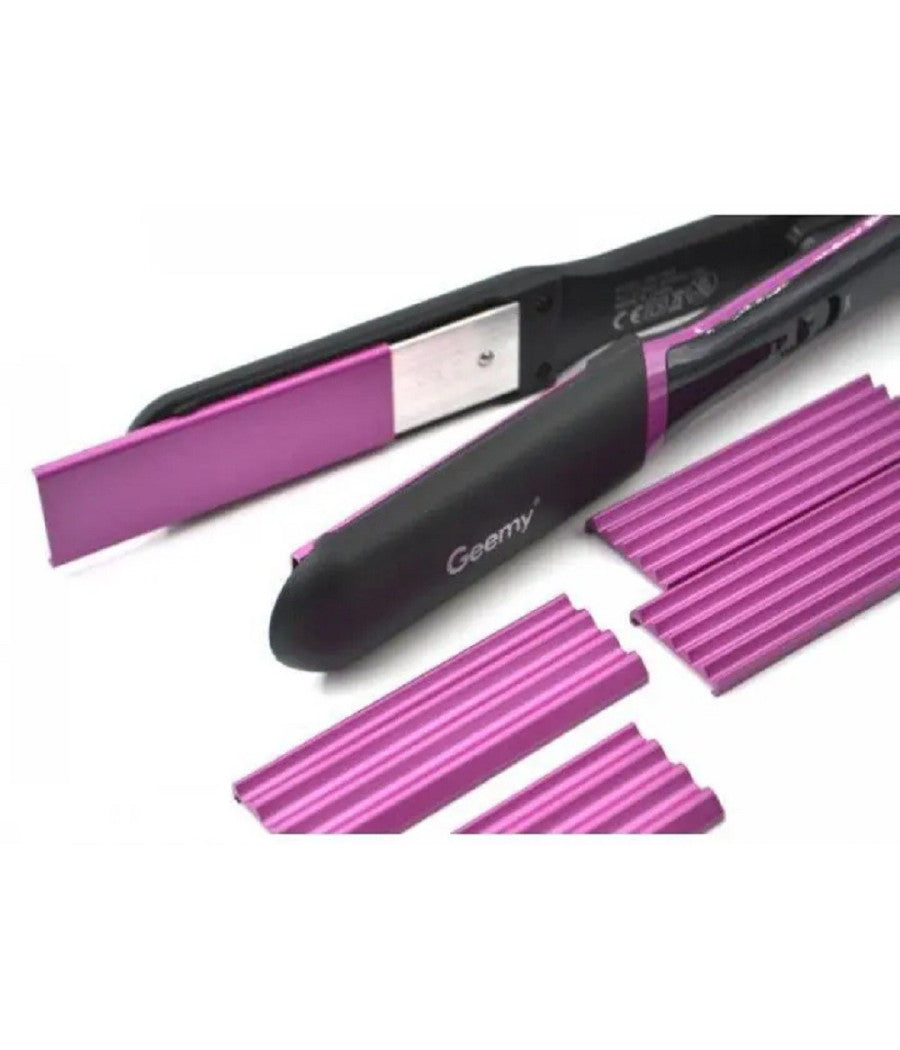 Piastra Professionale Capelli 3in1 Multistyler Ondulata Ugelli 3 Funzioni Gm2859         