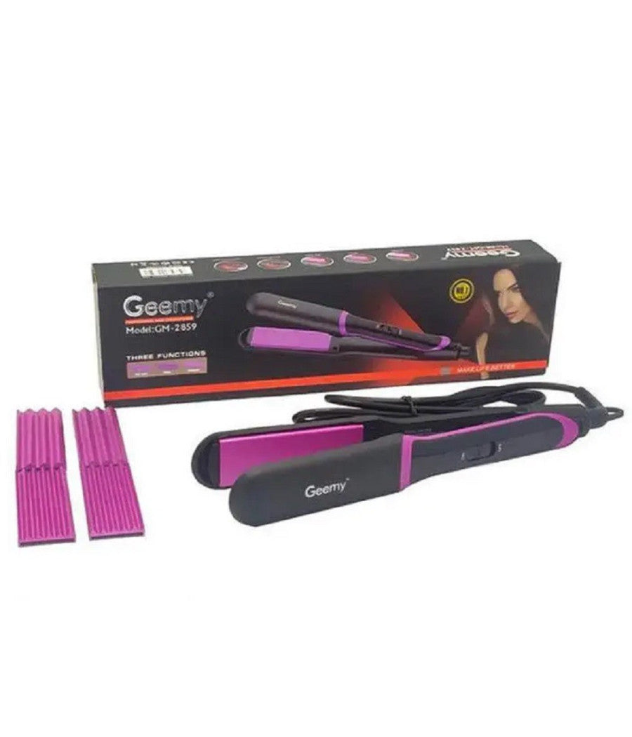 Piastra Professionale Capelli 3in1 Multistyler Ondulata Ugelli 3 Funzioni Gm2859         