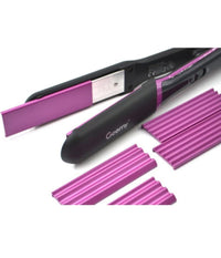 Piastra Professionale Capelli 3in1 Multistyler Ondulata Ugelli 3 Funzioni Gm2859         
