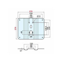 Piastra Rinforzo Basculanti Grecata A2479 Disec