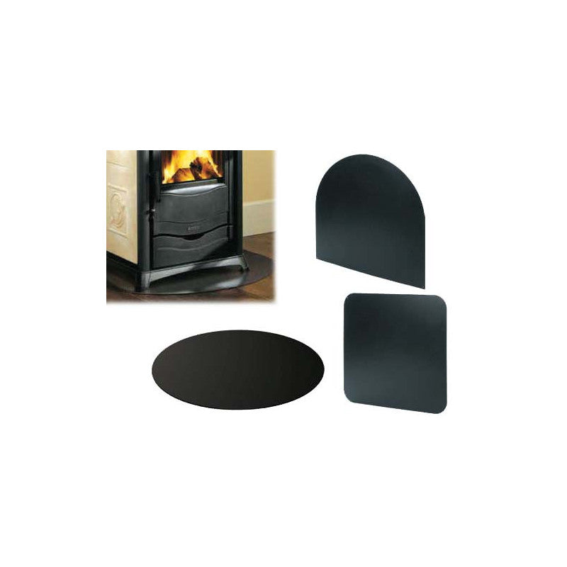 Piastra Salvapavimento Semitonda per Stufe e Camini 84x84 cm