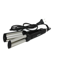 Piastra Sonar Wave Envy Capelli Ondulati Mossi Arriccia Onde In Metallo         