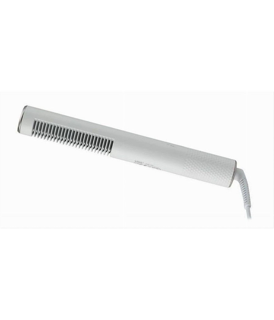 Piastra Spazzola Con Rivestimento Ceramica Pettine Capelli Professionale V-586         