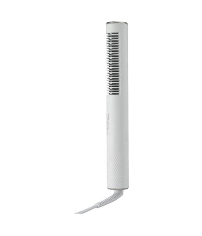 Piastra Spazzola Con Rivestimento Ceramica Pettine Capelli Professionale V-586         