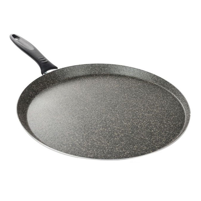 Trade Shop - Piastra Tonda Liscia Padella Cucina Antiaderente Antigraffio A 7 Strati Da 34 Cm 045000m -