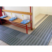 Piastrella in Plastica da Esterno e Giardino 60 x 60 cm Piena equivalente a 1,5 m2. PEZZI 4 Colore Verde