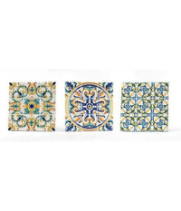 Piastrella Ornamentale Ceramica 11x11 Cm Terra D'amuri 4 Decori Assortiti 820854         