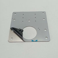 Piastrina 90x90mm - 2pz supporto in acciaio inox per riparazione cerniere