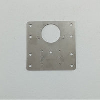 Piastrina 90x90mm - 2pz supporto in acciaio inox per riparazione cerniere