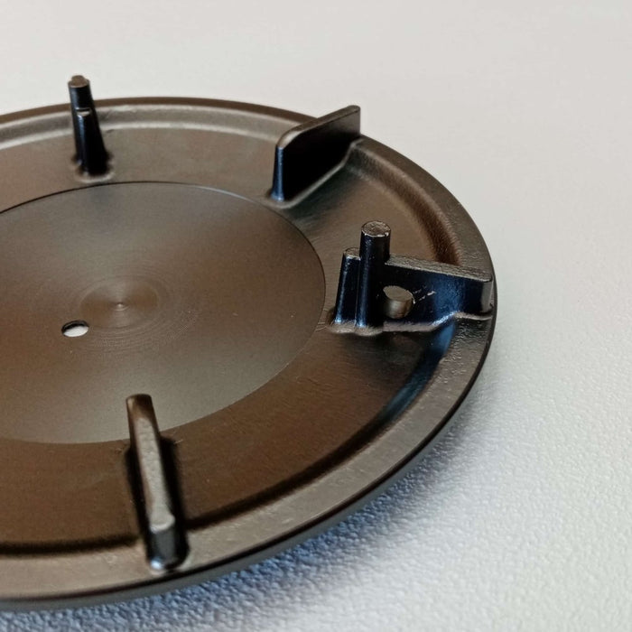 Piattello 118mm coperchio finitura gun metal in ottone per piletta piatto doccia