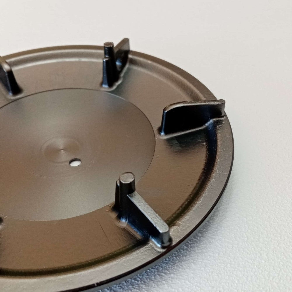 Piattello 118mm coperchio finitura gun metal in ottone per piletta piatto doccia