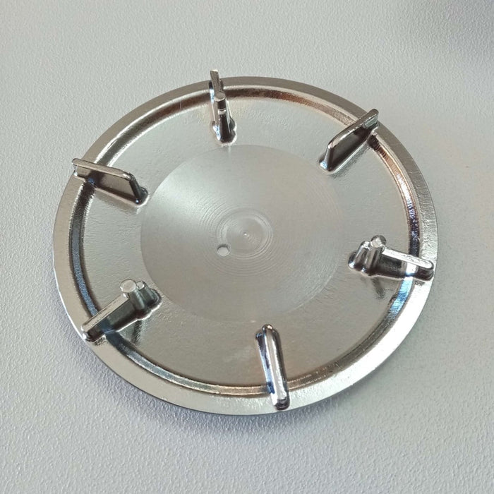 Piattello 118mm coperchio finitura acciaio spazzolato in ottone per piletta piatto doccia