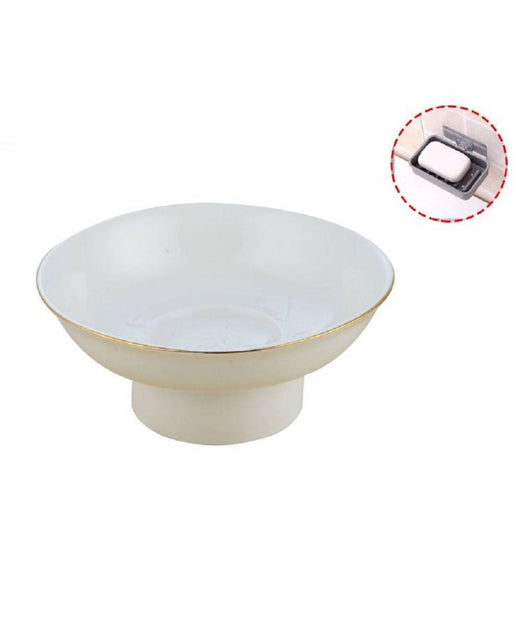 Piattino Di Ricambio Porta Sapone Per Attacchi A Muro Standard In Ceramica 59340         