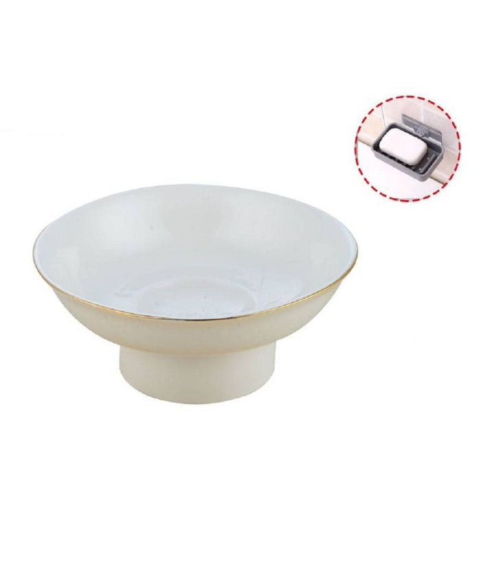 Piattino Di Ricambio Porta Sapone Per Attacchi A Muro Standard In Ceramica 59340         