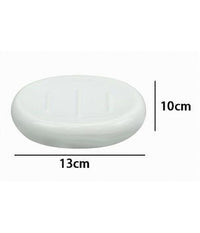 Piattino Per Sapone Ceramica Bianco Portasaponetta Moderno Accessori Bagno 79246         