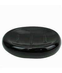 Piattino Per Sapone Ceramica Nera Porta Saponetta Moderno Accessorio Bagno 79250         
