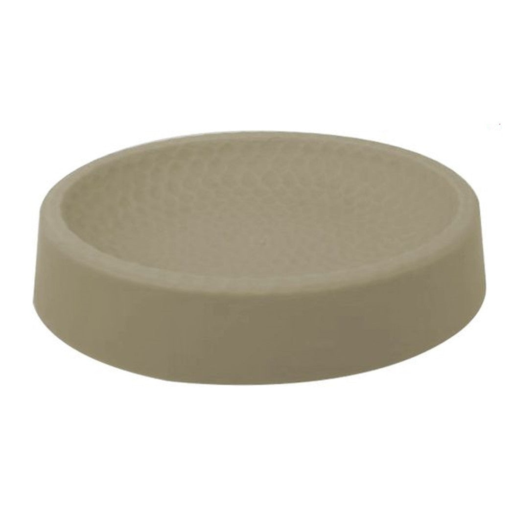 Trade Shop - Piattino Per Sapone Decorato Beige Portasaponetta Moderno Accessori Da Bagno 79180 -