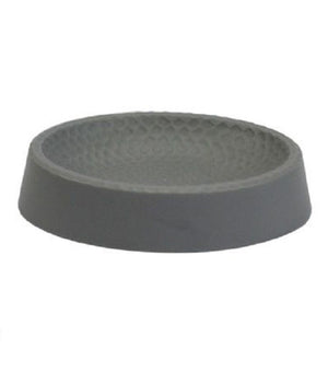 Piattino Per Sapone Decorato Grigio Portasaponetta Moderno Accessori Bagno 79800         