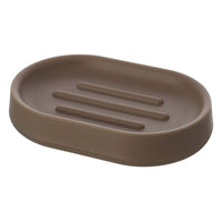 Piattino Porta Sapone Moderno In Plastica Tortora Da Appoggio