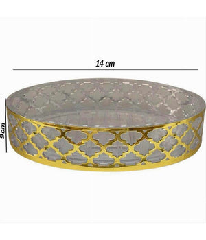 Piattino Porta Sapone Saponetta Accessorio Bagno Oro Stile Baracco Arredo 59105         