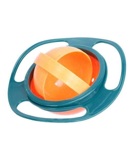 Piatto 360° Giroscopio Ciotola Plastica Pranzo Cena Neonato A Prova Di Bambino         