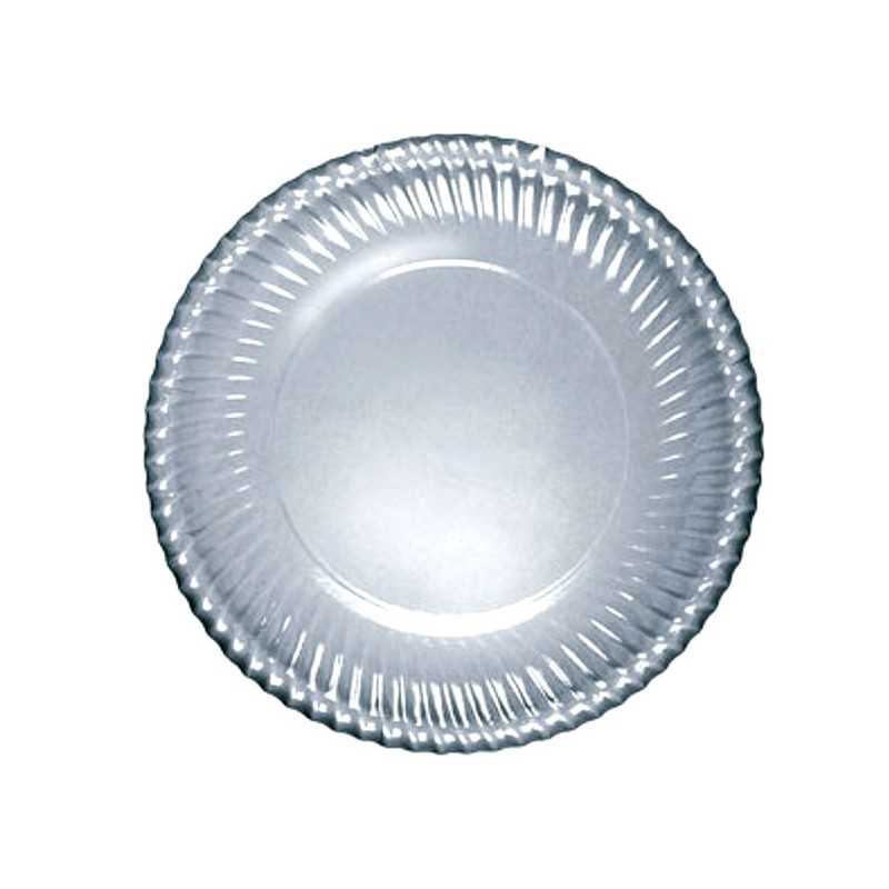 Piatto Carta Portata Argento cm 30 pz. 6 Bibo