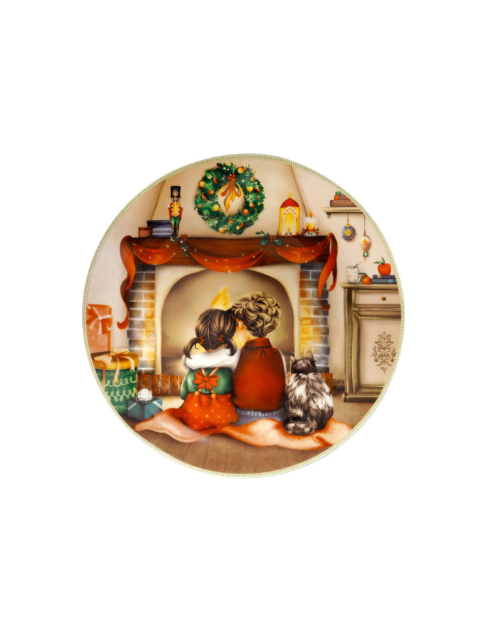 PIATTO CUCCIOLI (BIMBI CAMINETTO)   PORCELLANA