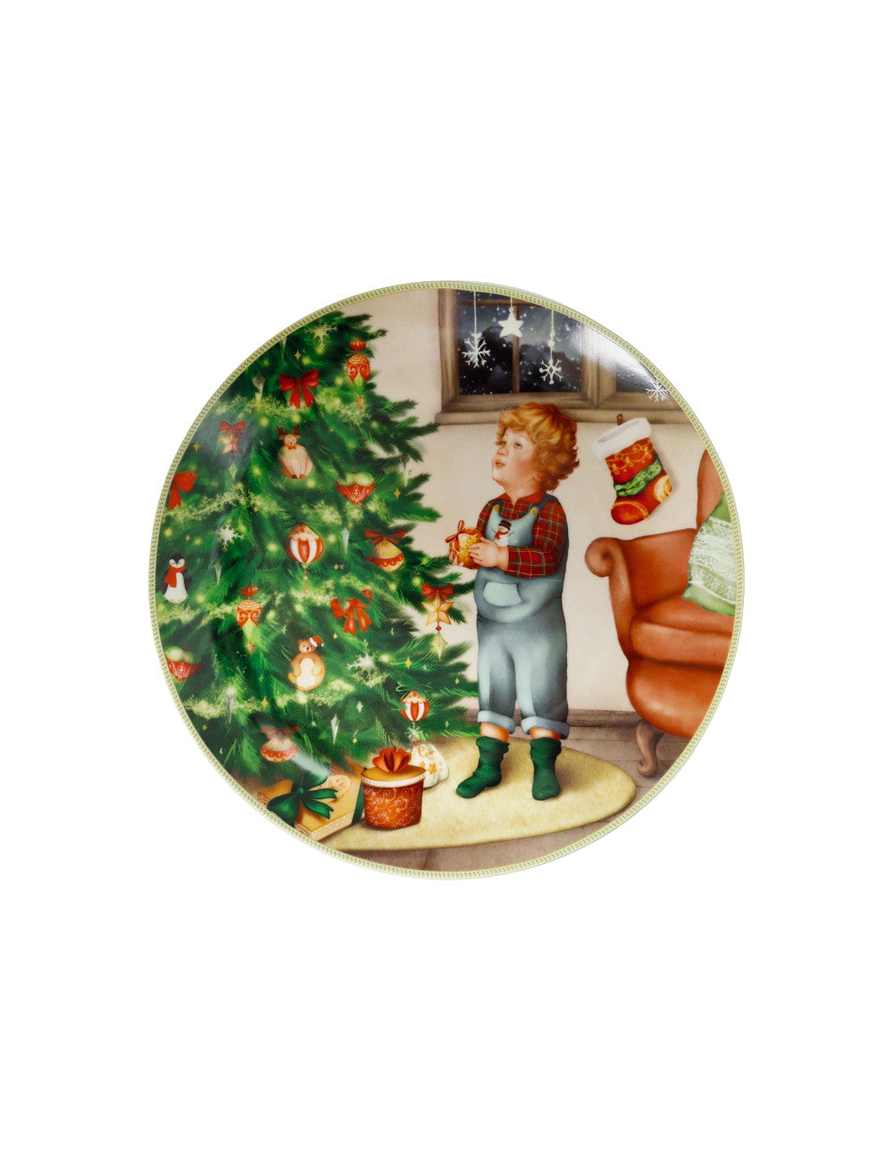 PIATTO CUCCIOLI (BIMBO ALBERELLO)   PORCELLANA