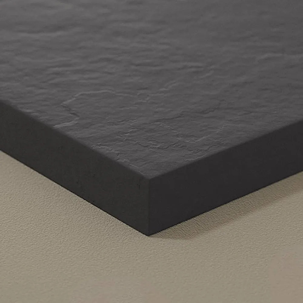 Piatto doccia 70x90 Karen in resina ardesia effetto pietra antracite