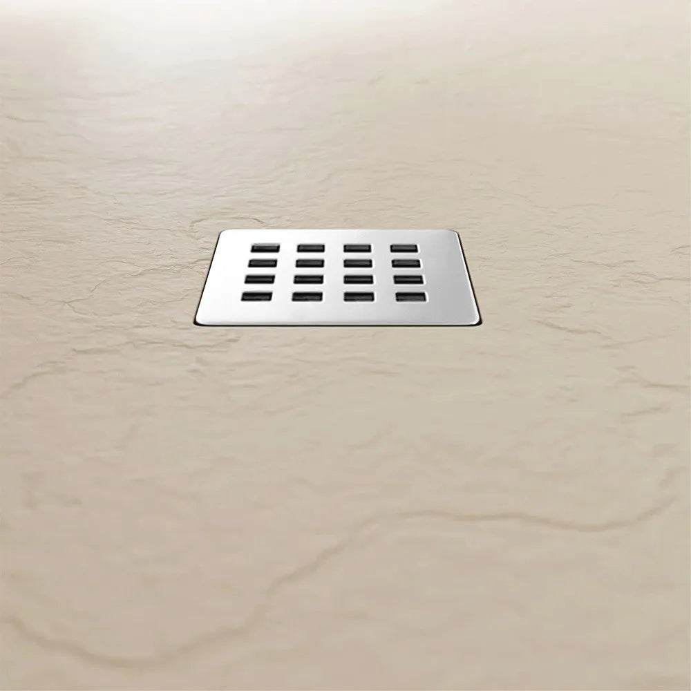 Piatto doccia 70x90 Karen in resina riducibile tortora effetto pietra