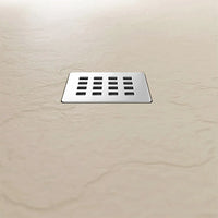 Piatto doccia 70x90 Karen in resina riducibile tortora effetto pietra