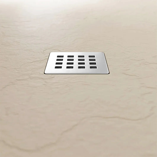 Piatto doccia 70x90 Karen in resina riducibile tortora effetto pietra