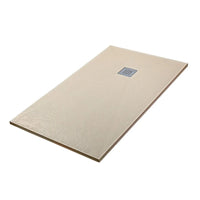 Piatto doccia 70x90 Karen in resina riducibile tortora effetto pietra