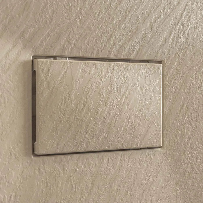 Piatto doccia 80x100 filo pavimento Agorà in resina pietra tortora