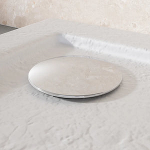 Piatto doccia 80x100 effetto pietra bianco in acrilico altezza slim | Petra