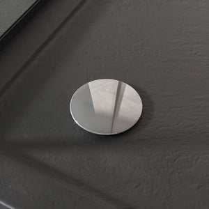 Piatto doccia 70x90 effetto pietra nero in acrilico altezza slim | Petra