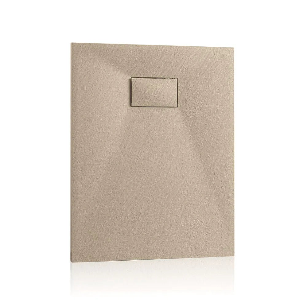 Piatto doccia 80x120 su misura serie Agorà in resina pietra tortora