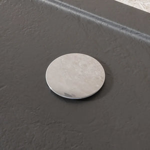 Piatto doccia 90x120 effetto pietra nero in acrilico altezza slim | Petra