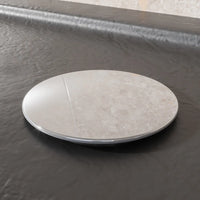 Piatto doccia 80x140 effetto pietra nero in acrilico altezza slim | Petra