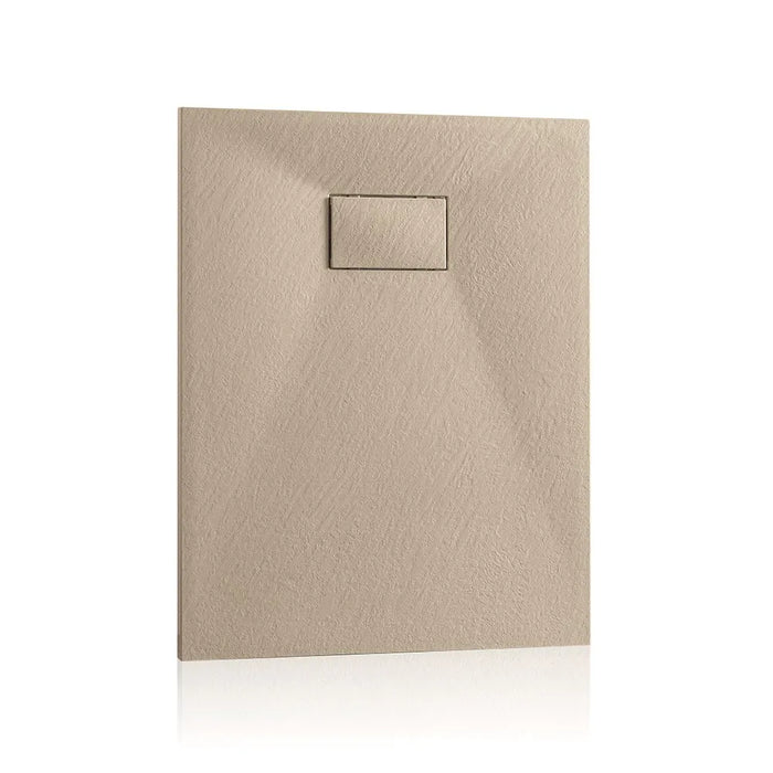 Piatto doccia 80x140 in resina tortora effetto pietra serie Agorà