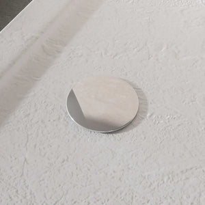 Piatto doccia 70x170 effetto pietra bianco in acrilico altezza slim | Petra