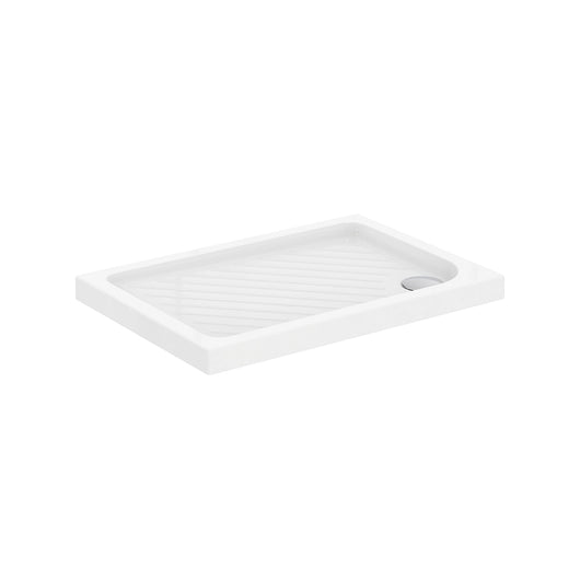 Ideal Standard piatto doccia 70x100x7h cm in ceramica bianco lucido design anti-scivolo mod. Eurovit