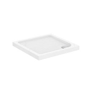Ideal Standard piatto doccia 80x80x7h cm in ceramica bianco lucido design anti-scivolo mod. Eurovit